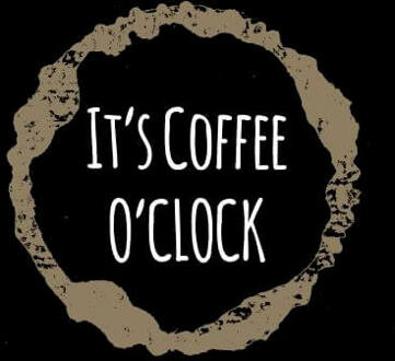 It's Coffee O'Clock Women's T-Shirt - Black - 3XL