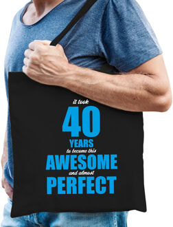 It took 40 years to become this awesome cadeau tasje zwart voor heren - 40 jaar verjaardag kado tasje