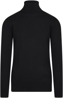 Italia - Heren Sweaters Coltrui Black - Zwart - Maat M