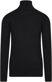 Italia - Heren Sweaters Coltrui Black - Zwart - Maat M