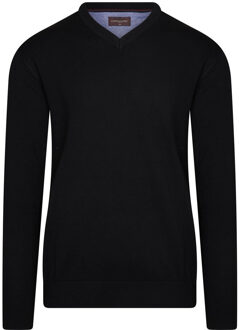 Italia - Heren Sweaters Pullover Black - Zwart - Maat L