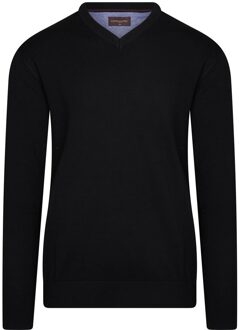 Italia - Heren Sweaters Pullover Black - Zwart - Maat M