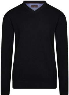 Italia - Heren Sweaters Pullover Black - Zwart - Maat XXL