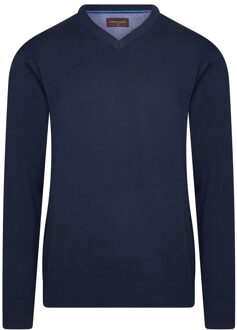Italia - Heren Sweaters Pullover Navy - Blauw - Maat L