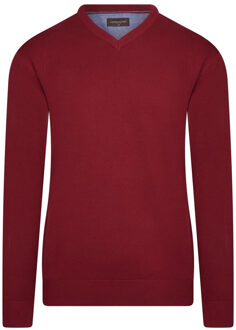 Italia - Heren Sweaters Pullover Red - Rood - Maat L