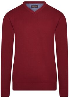 Italia - Heren Sweaters Pullover Red - Rood - Maat XXL