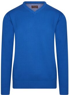 Italia - Heren Sweaters Pullover Royal - Blauw - Maat L