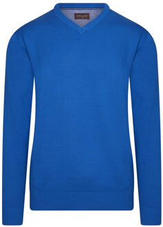 Italia - Heren Sweaters Pullover Royal - Blauw - Maat L