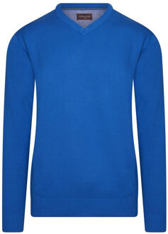 Italia - Heren Sweaters Pullover Royal - Blauw - Maat XL