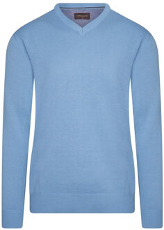 Italia - Heren Sweaters Pullover Sky - Blauw - Maat L