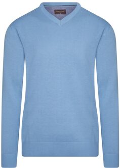 Italia - Heren Sweaters Pullover Sky - Blauw - Maat XXL