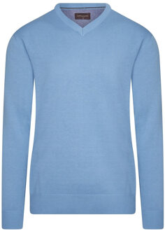 Italia - Heren Sweaters Pullover Sky - Blauw - Maat XXL
