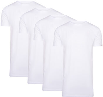 Italia - Heren Tee SS 4-Pack T-shirts - Wit - Maat M