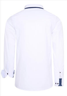 Italiaans heren overhemd - 11023 Wit - M