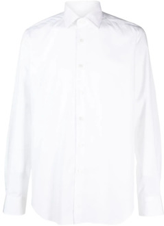 Italiaans Katoenen Overhemd Xacus , White , Heren - 2Xl,3Xl