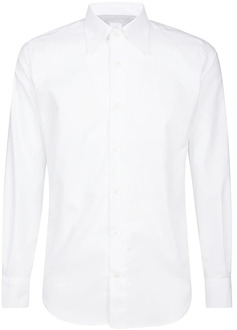 Italiaanse Kraag Overhemd Eleventy , White , Heren - Xl,M,3Xl