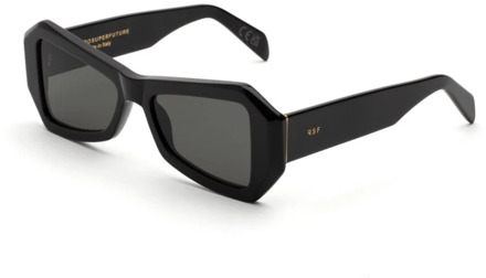 Italiaanse zonnebril Retrosuperfuture , Black , Unisex - 53 MM
