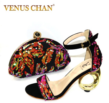 Italian Ladies Shoes and Bag To Match Set Orange Color African Shoe and Bag Sets Designer Luxury Shoes Women 2020 Wedding Shoe