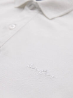 Italian style lecce heren poloshirt - style-italie Wit - M