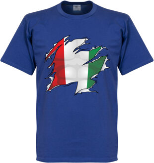 Italië Ripped Flag T-Shirt - XL
