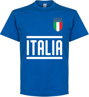 Italië Team T-Shirt - Blauw - S