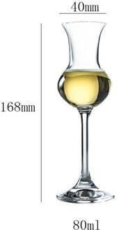 Italië Whisky Proeverij Glasdrinkbeker Crystal Copita Neuzen Sherry Wijn Bril Sommeliers Whisky Whiskey Geur Proeven Glas 1stk