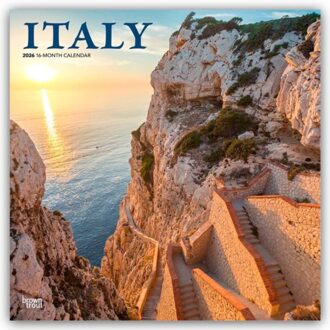 Italy 2026 Square Flap Calendar - Browntrout Wandkalender - Browntrout Publishers