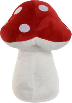 ITEM Deurstopper paddenstoel - rood - kinderkamer - 17 x 17 x 23 cm