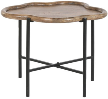 Item Int. Bijzettafel Cloud - mangohout / ijzer - 88 cm - naturel