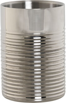 ITEM Wijnkoeler - zilverkleurig - champagnekoeler - 12 cm - glanzend