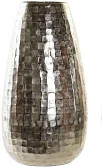 Items Bloemenvaas van aluminium met gouden finish 16 x 32 cm