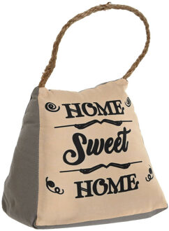 Items Deurstopper Lofty - 1 kilo - jute/grijs - polyester en zand - 17 x 15 cm - Home Sweet Home