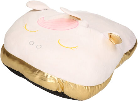 Items Eenhoorn voetenwarmer slof wit voor meisjes/dames