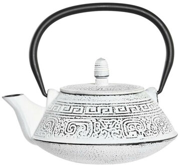 Items Kitchen Theepot Marocco - gietijzer - 800 ml - antiek wit