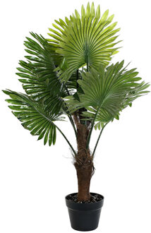 Items Kunstplant Tropische Palm in bloempot - Groen - 70 x 100 cm