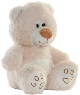 Items Teddybeer knuffeldier van zachte pluche - 19 cm zittend - beige - Knuffelberen