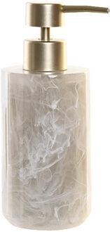 Items Zeeppompje/dispenser Marmer Look Polyresin Grijs 17 Cm - Zeeppompjes