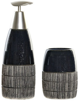 Items Zeeppompje - incl. beker - blauw - polystone - 11 cm