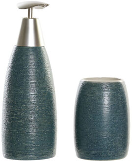 Items Zeeppompje - incl. beker - blauw - polystone - 11 cm