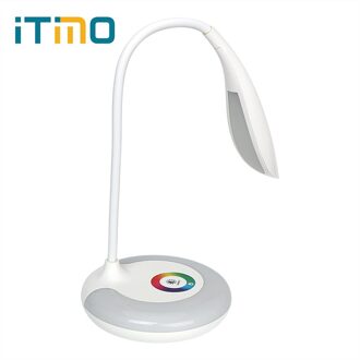 ITimo Oplaadbare USB Opladen Flexibele Boek Leeslamp Tafellamp Oplaadbare Touch Licht LED Bureaulamp Dimbare
