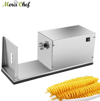 ITOP Automatic Electric Twisted Potato Slicer Machine Stainless Steel High Quality Vegetable Fruit Spiral Potato Slicer Cutter