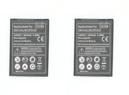 Itopzea 2 Stks/partij 3010Mah/11.58Wh B11P1510 /C11P1510 Vervangende Li-Ion Batterij Voor Asus Zenfone Gaan Tv ZB551KL X013DB