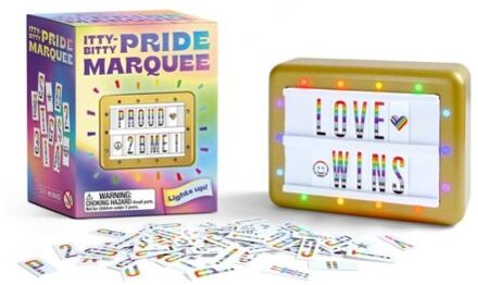Itty-Bitty Pride Marquee: Lights Up! - Rp Minis - Running Press