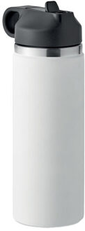 Ivalo dubbelwandige 500ml waterfles Wit - One size