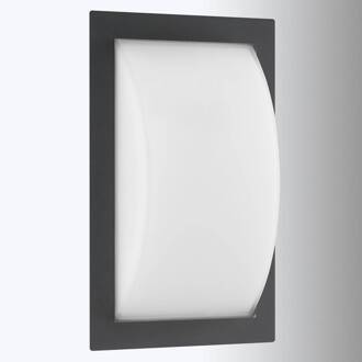 Ivett LED buitenwandlamp in grafiet grafiet, opaal