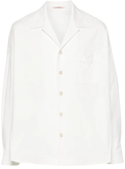 Ivory Overhemden voor Mannen Valentino Garavani , Beige , Heren - L,M