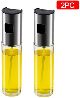 Iwelai Keuken Bakken Olie Chef Motor Olie Spray Lege Fles Dispenser Koken Tool Salade Barbecue Koken Glas Olie Spuit 100ML 2stk