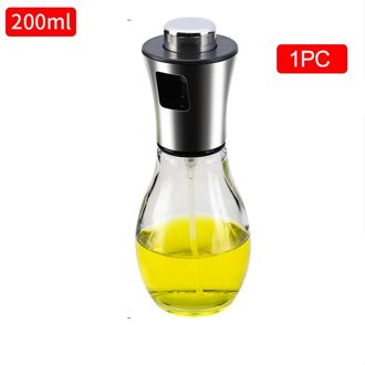 Iwelai Keuken Bakken Olie Chef Motor Olie Spray Lege Fles Dispenser Koken Tool Salade Barbecue Koken Glas Olie Spuit 200ML