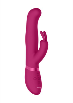 Izara - Rotating Beads Rabbit Vibrator - Pink