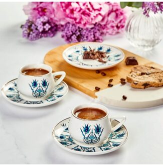Iznik Vorm 6 Persoonlijkheid Koffie Cup Pad